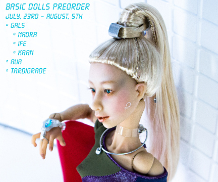 Tamikan Space basic dolls preorder (July 23rd – August 5th, 2018)